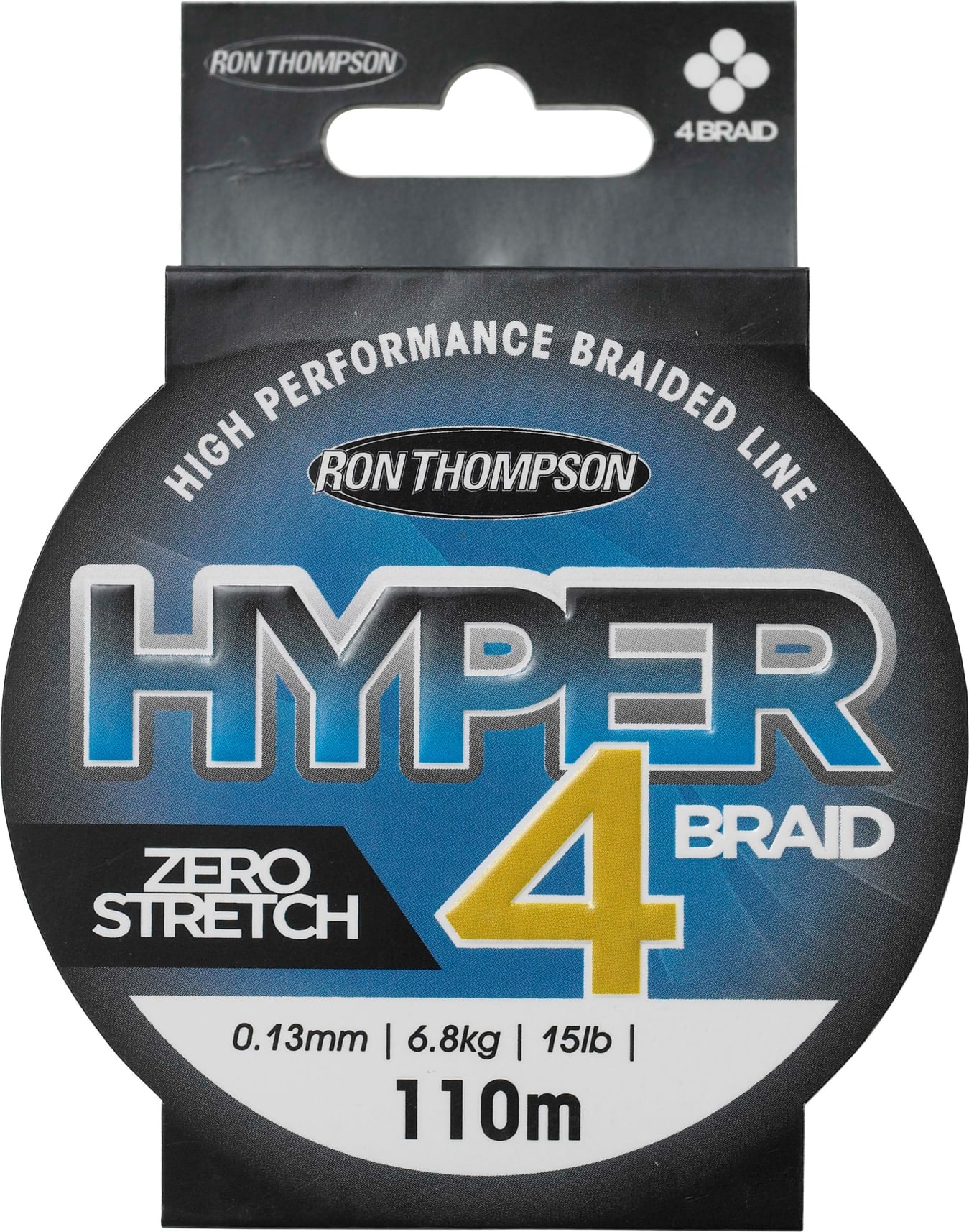 Ron Thompson Hyper 4-Braid Siima 110m, 0,15mm / 8,1kg