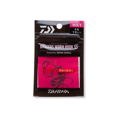 Daiwa basser worm hook No:4