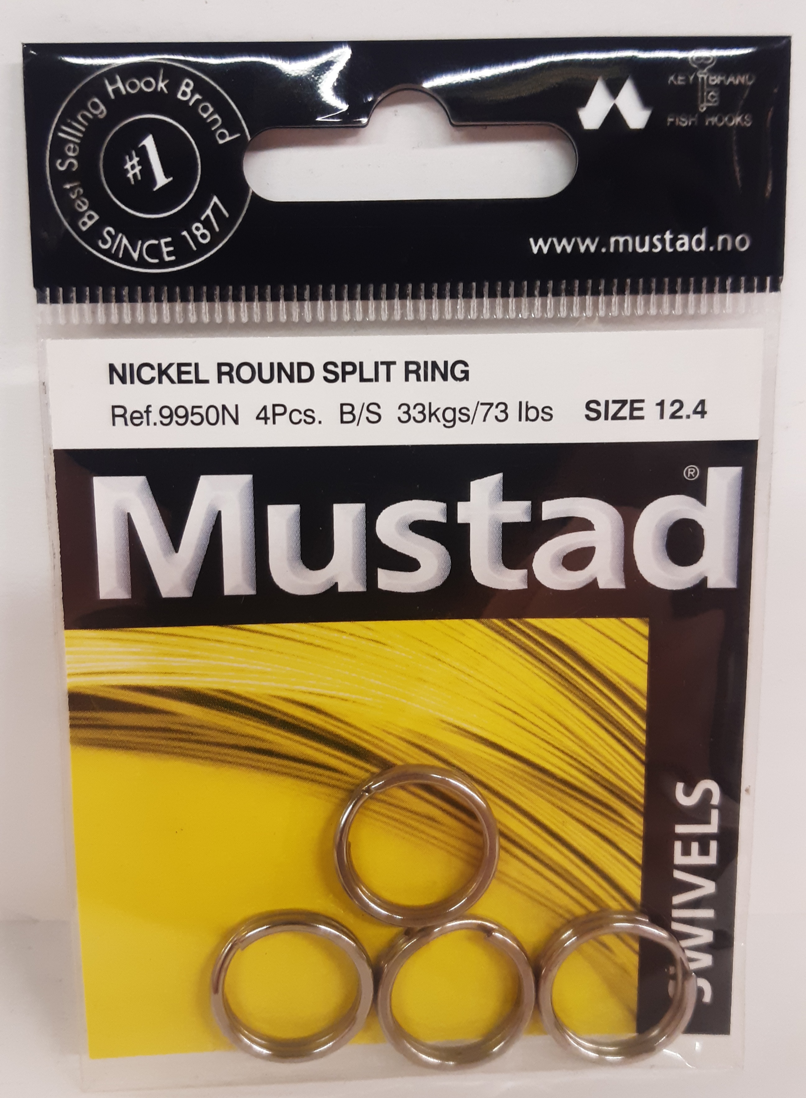 Uistinrengas Mustad No:12,4mm