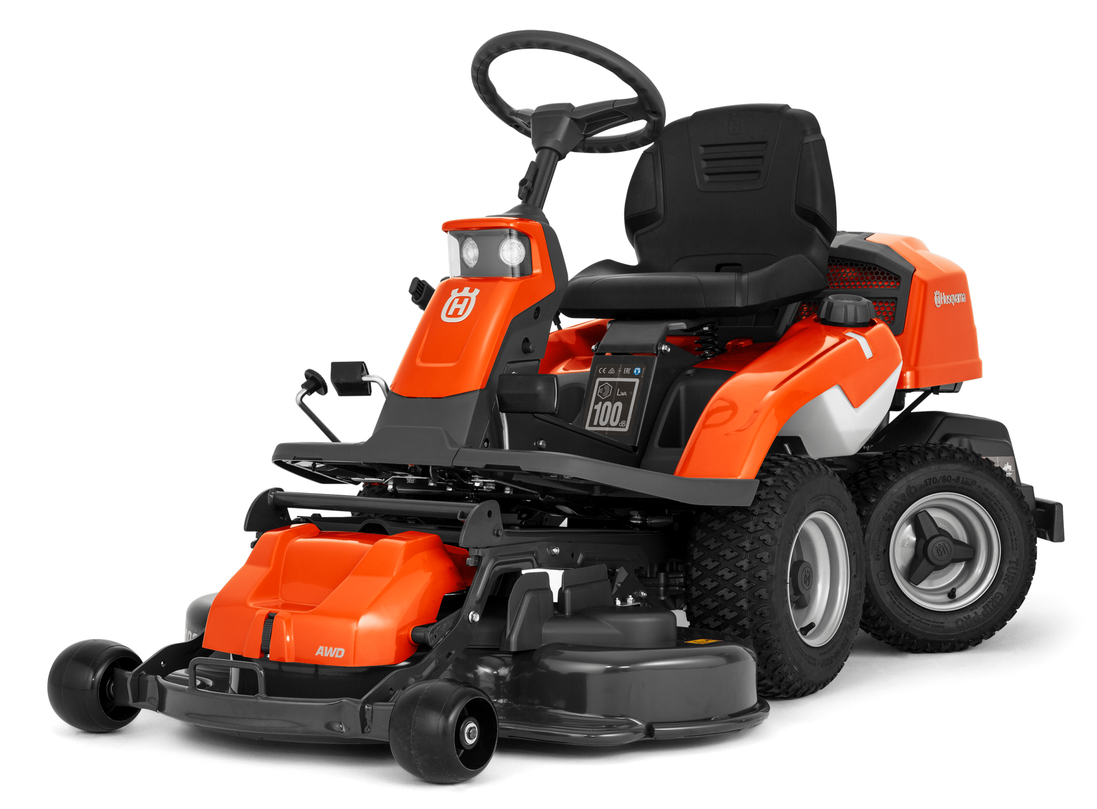 Husqvarna Rider 216T AWD + Combi 103 leikkuulaite