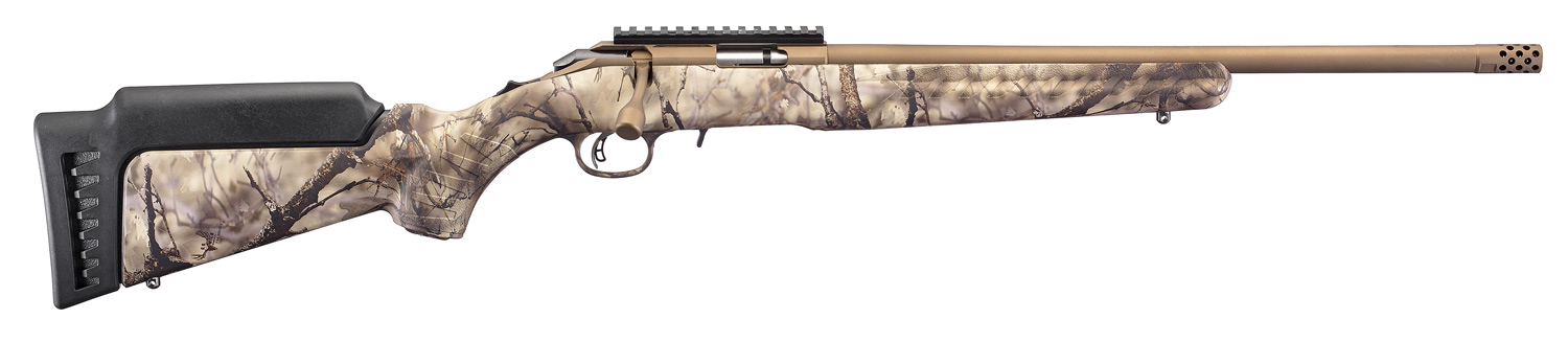 Ruger American 17 HMR Bronze Ceracote pienoiskivääripaketti