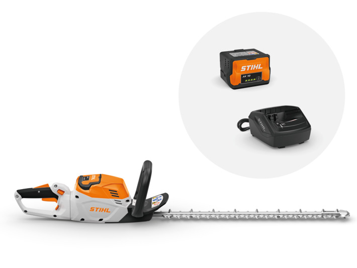 STIHL HSA 60 PENSASLEIKKURI SETTI SIS AK10 JA AL101