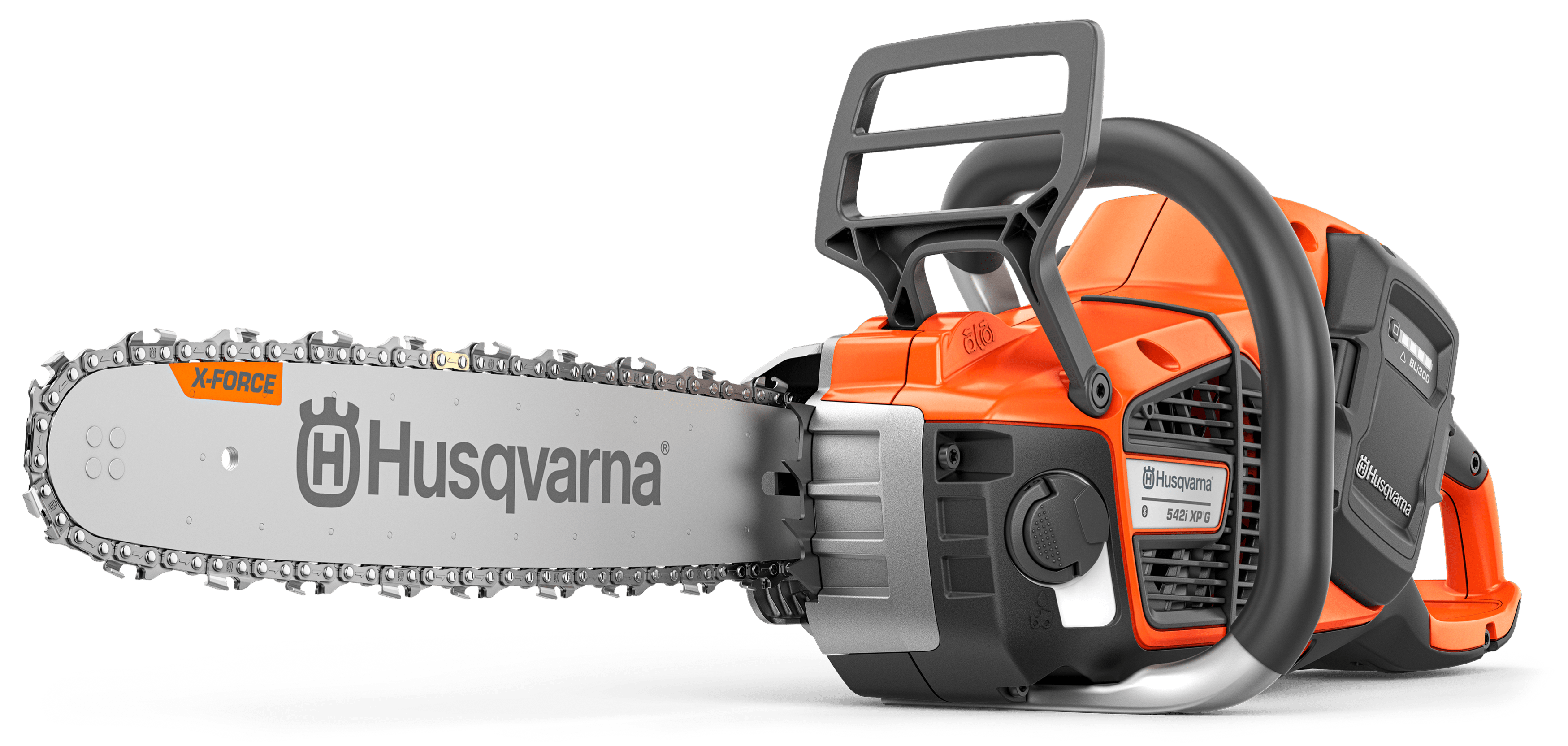 Husqvarna 542iXPG akkusaha lämpökahvoilla, ilman akkua ja laturia