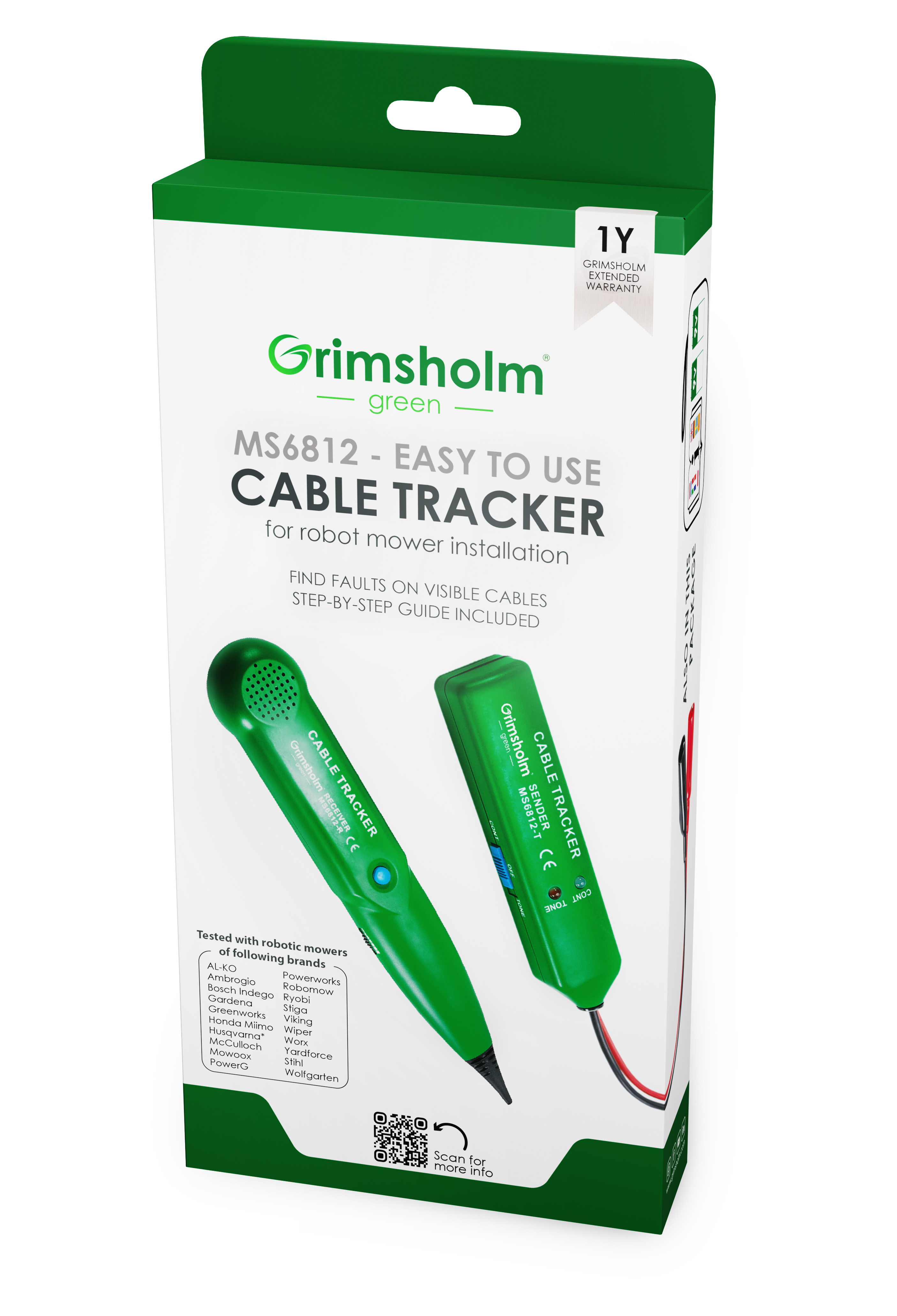 Rajakaapelitutka / kaapelitesteri Grimsholm Signal cable tracker MS6812