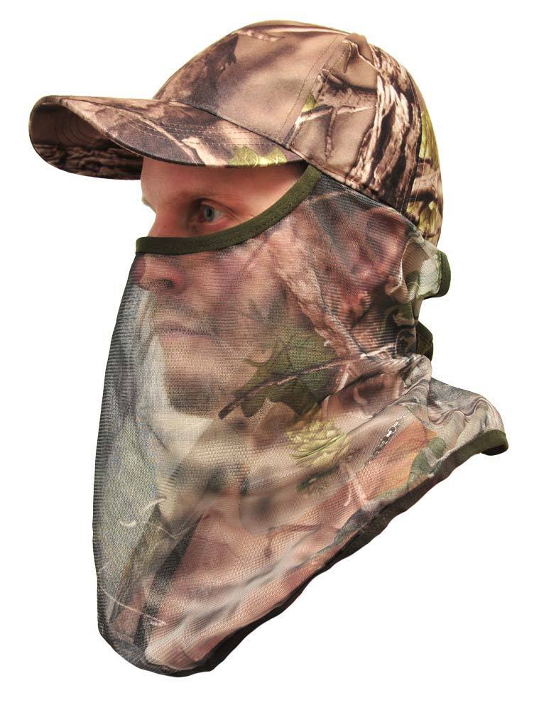 Live Decoys Gear -metsästyslippis + kasvosuoja