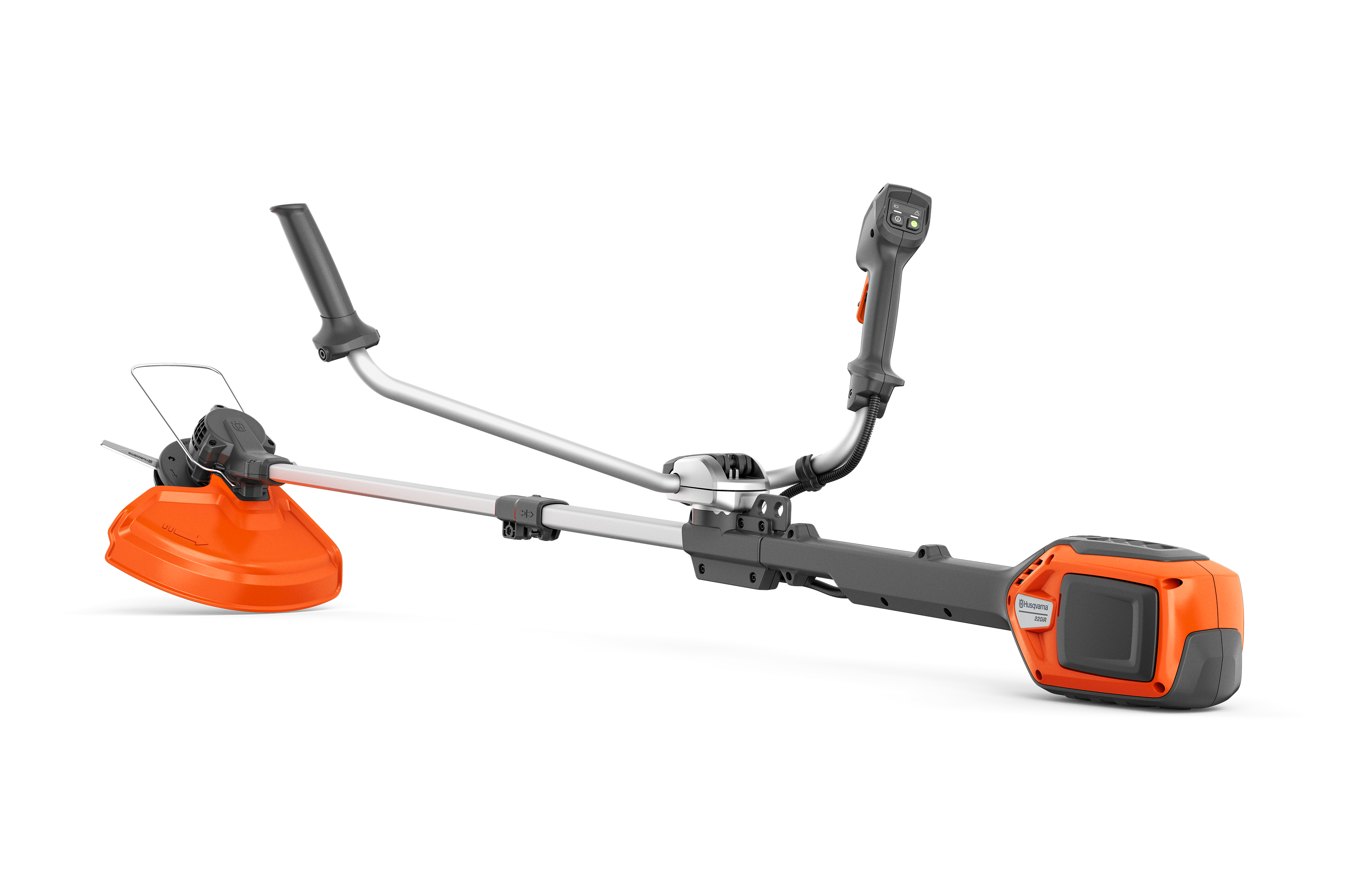 Husqvarna 220IR akkutrimmeri, sis. B140 akku + C80 laturi