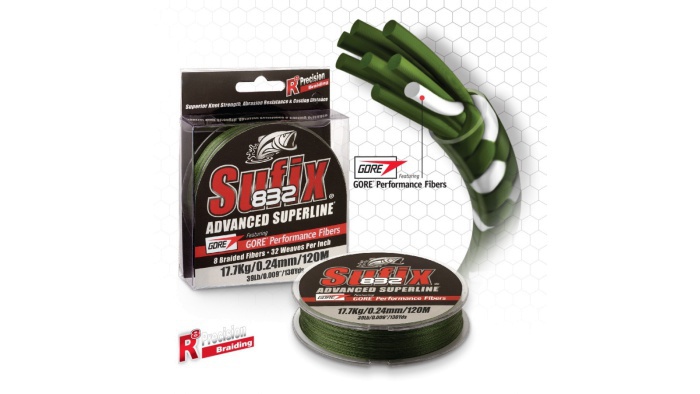 Sufix 832 Advanced kuitusiima Lo-Vis Green 120m