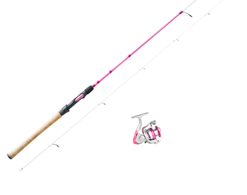 Okuma Avokelasetti PinkPearl V2 Combo 82" 10-32g + PinkPearl C3000 kela + Kuitusiima 0.19mm