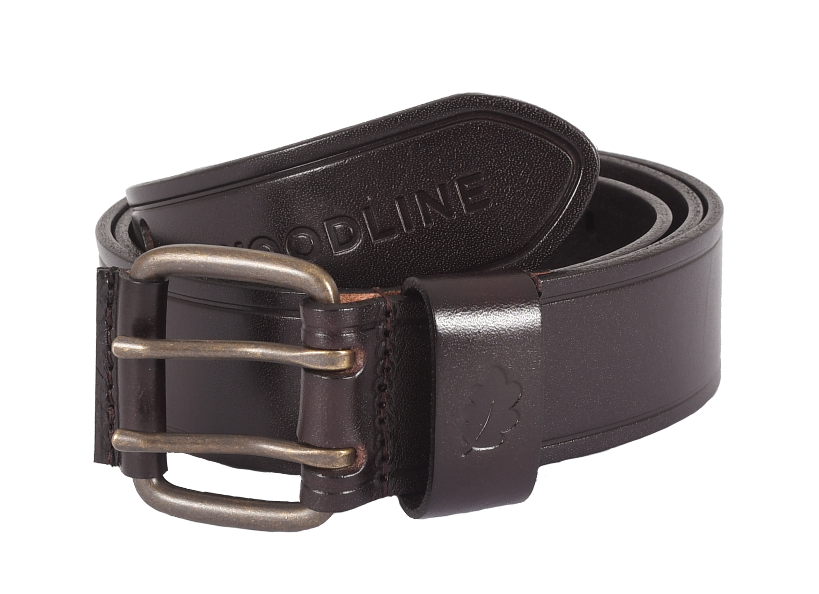 Woodline nahkavyö ruskea, koko XL 115cm