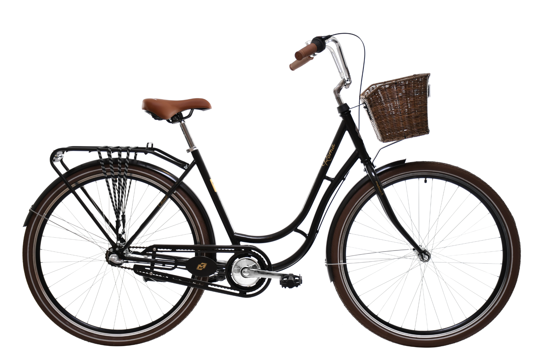 Madison 28" Roma 3-v polkupyörä, Runko: 51cm, Väri: Musta