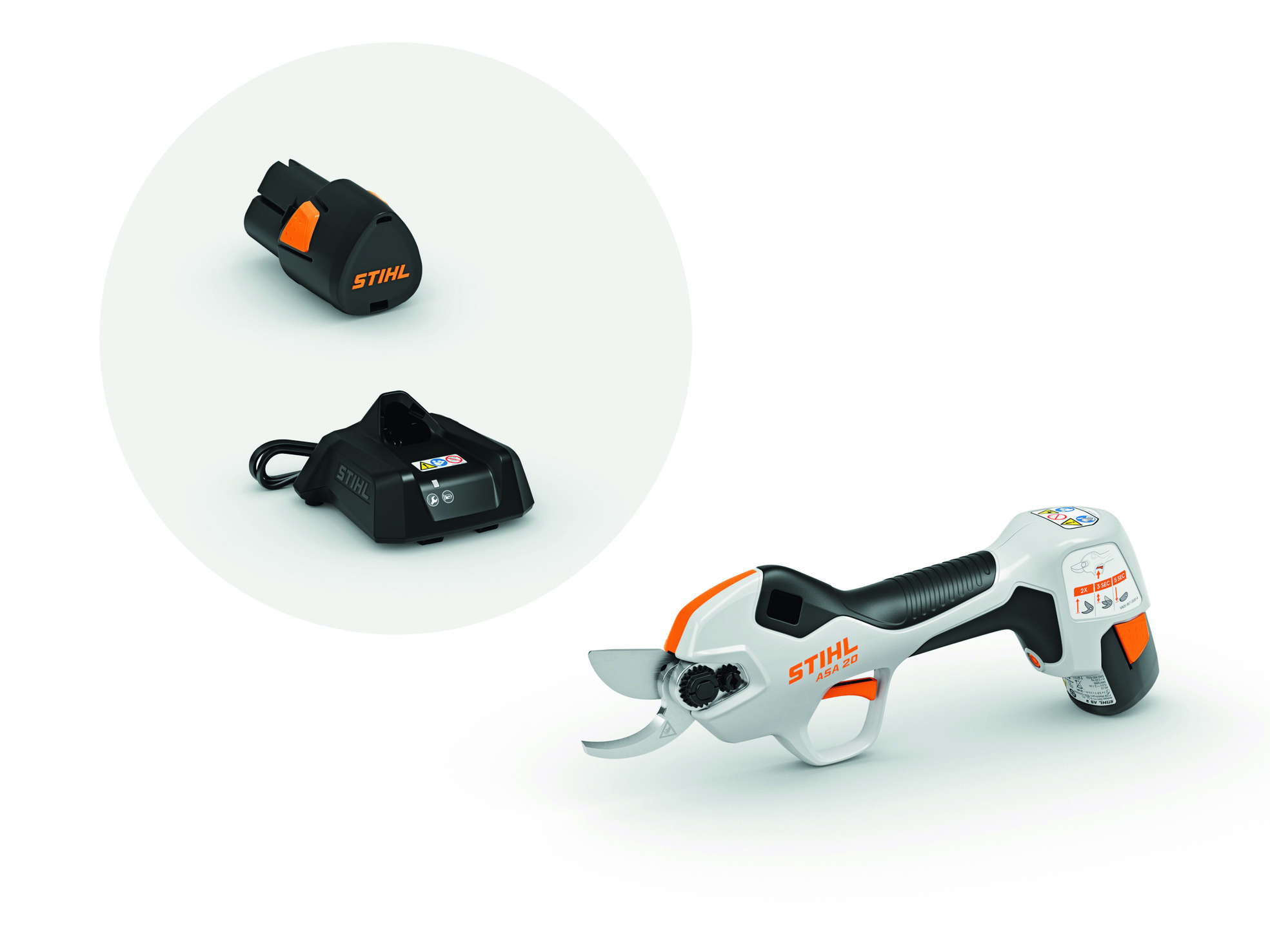 Stihl ASA 20.0 SET Akkukäyttöiset oksasakset sis. akun ja laturin