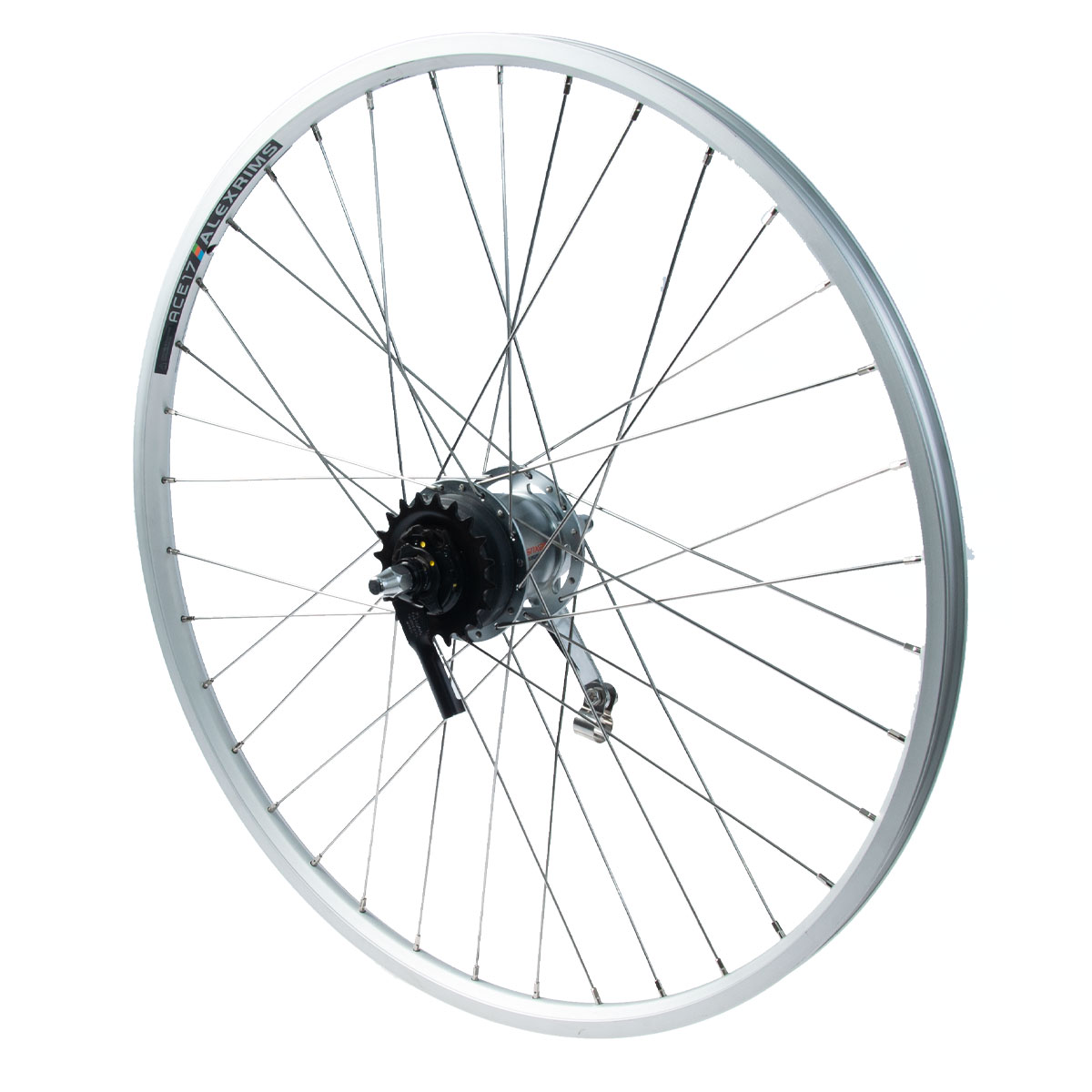 Takapyörä 28" 18-622 NEXUS 7v. Alex ACE 17, 2-pohja, alumiini