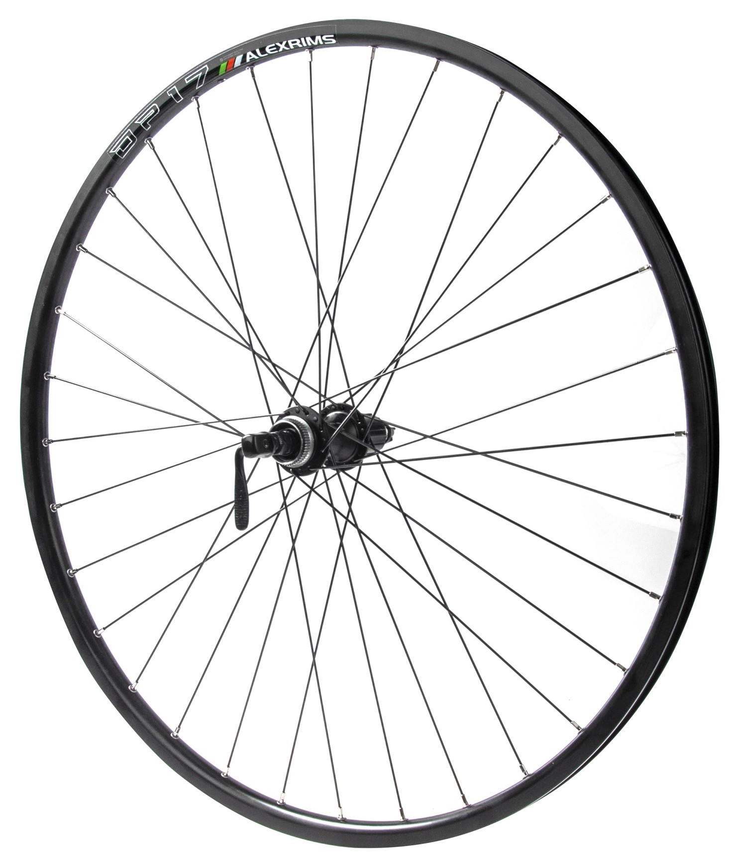 Takapyörä 28" 21-622 Hybrid Shimano Center Lock, kasetti 8/9/10v, Alex DP21, lev